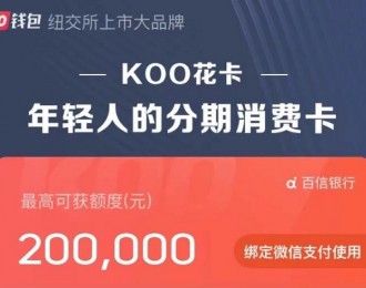 拍拍贷旗下KOO钱包推出信用支付产品——KOO花卡