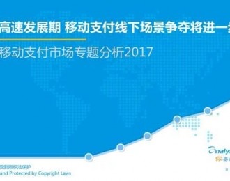 2017中国移动支付行业专题分析