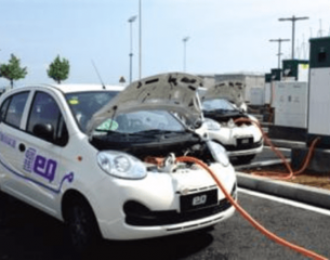 民厚今年为3个新的电动汽车充电站建立了26个可充电电池