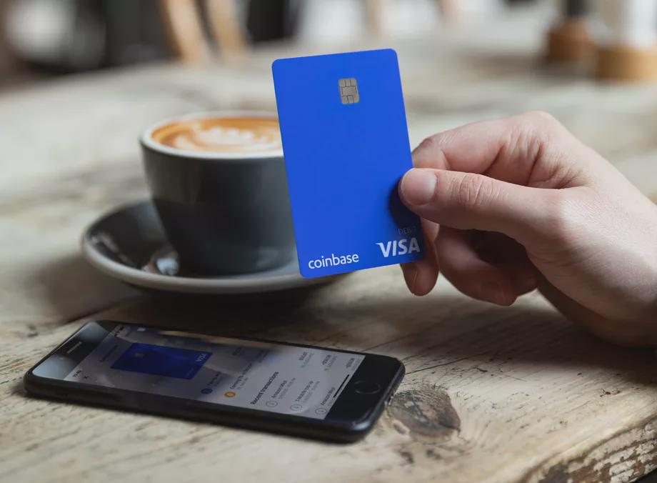 Coinbase联合Visa在美国推出加密货币借记卡